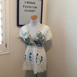 International Concepts INC eyelet top 8 NWT